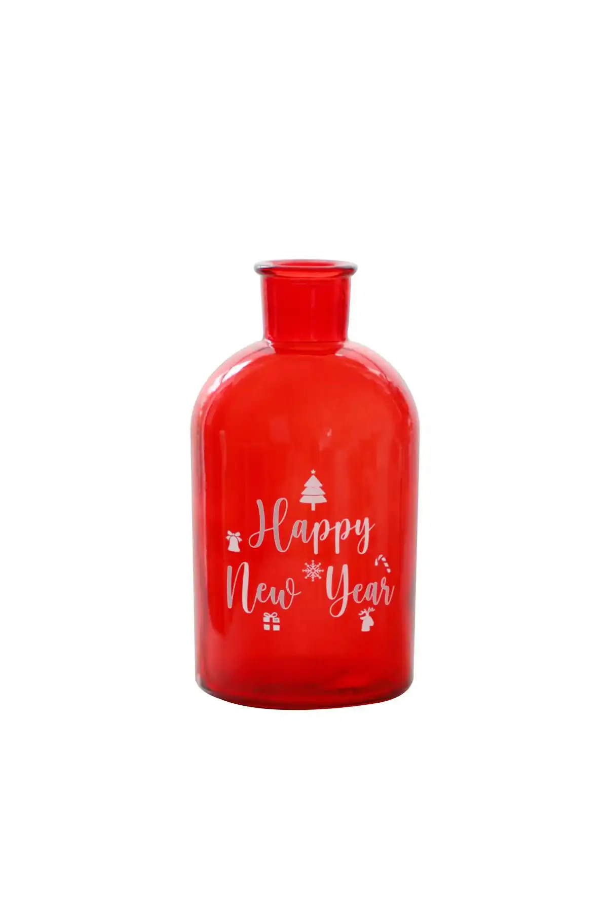 Miniminti Happy New Year Kırmızı Vazo: Modern ve Şık Tasarım