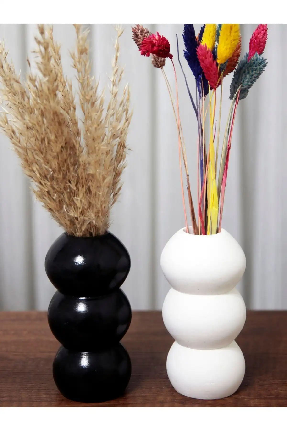 Stonnish Bubble Vazo 14 Cm: Modern ve Minimalist Dekoratif Set