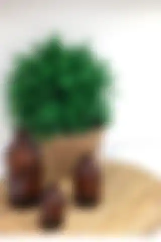 LALEZEN HOME Amber Kahverengi Cam Vazo Seti ile Modern Dekorasyon