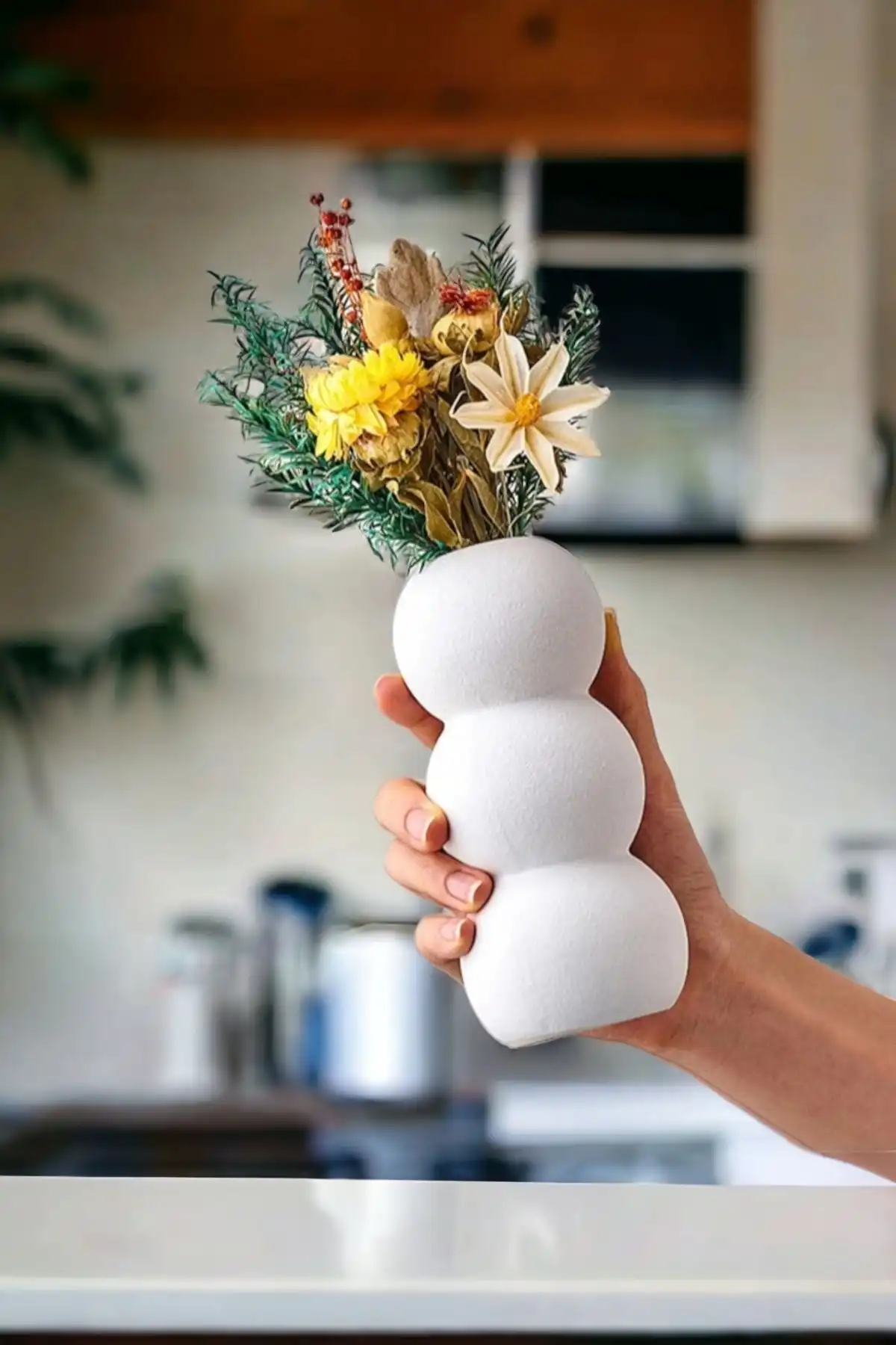 MUJİ STORE Dekoratif Minyatür Bubble Vazo ile Modern ve Şık Dekorasyon