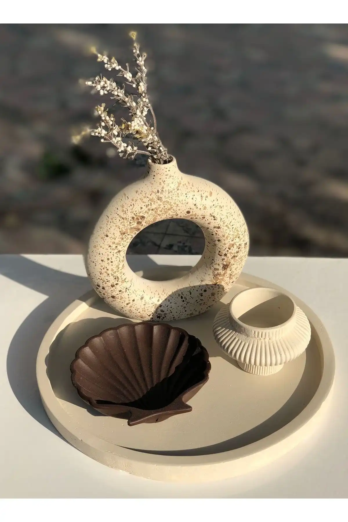 Thiramis Homeconcept Chocolate Detay Dekoratif 4'lü Set ile Estetik Tasarım