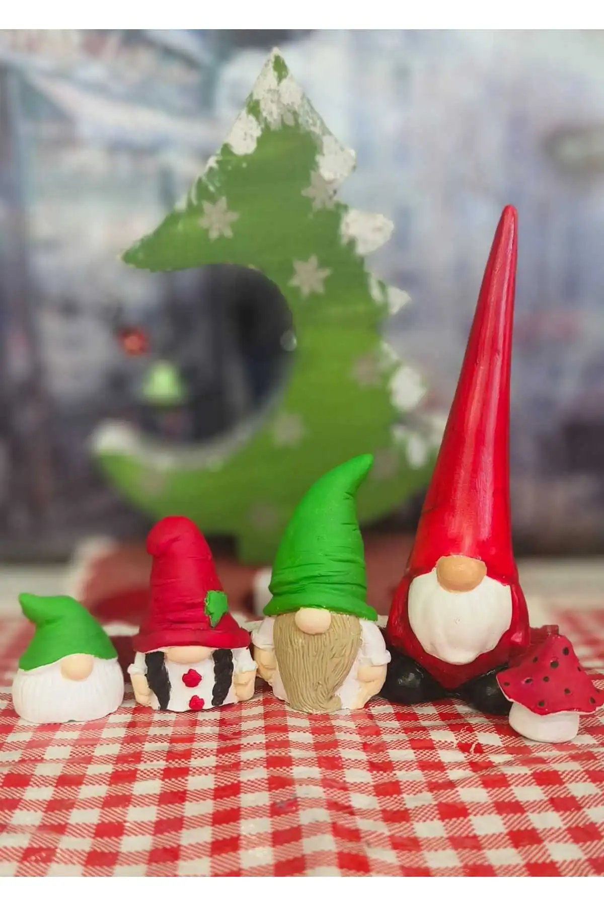 AYLEFE HOBBY Yeni Yıl Gnome Cüceler: Şirin ve Dayanıklı Dekorasyon Alternatifi