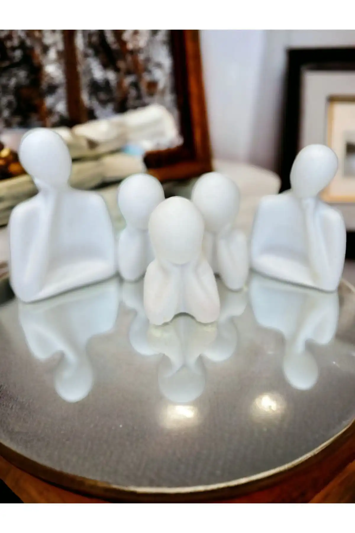 Aymumi Home Dekoratif Üç Çocuklu Aile Objeleri ile Estetik ve Fonksiyonellik