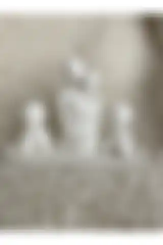 Havalı Tasarım 2 Çocuklu Aile Biblo Seti ile Modern Dekorasyon