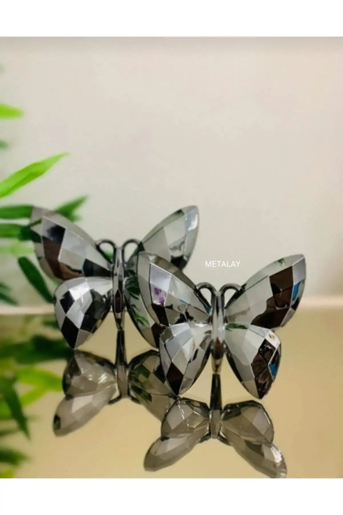 METALAY 2'li Kelebek Süs: Estetik ve Modern Ev Dekorasyonu Ürünü