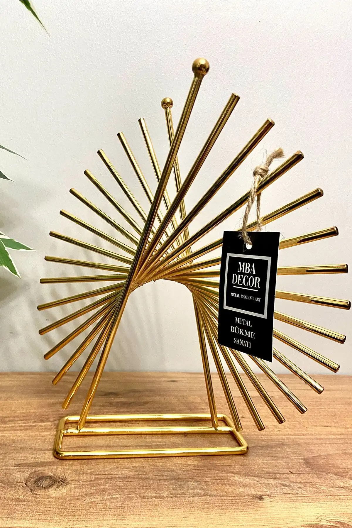 Xanthos Gold Paslanmaz Ev ve Ofis İçin Modern Dekoratif Obje