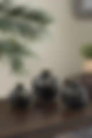 Louis Marie Siyah Biblo Nar Seti ile Ev Dekorasyonuna Şıklık Katın