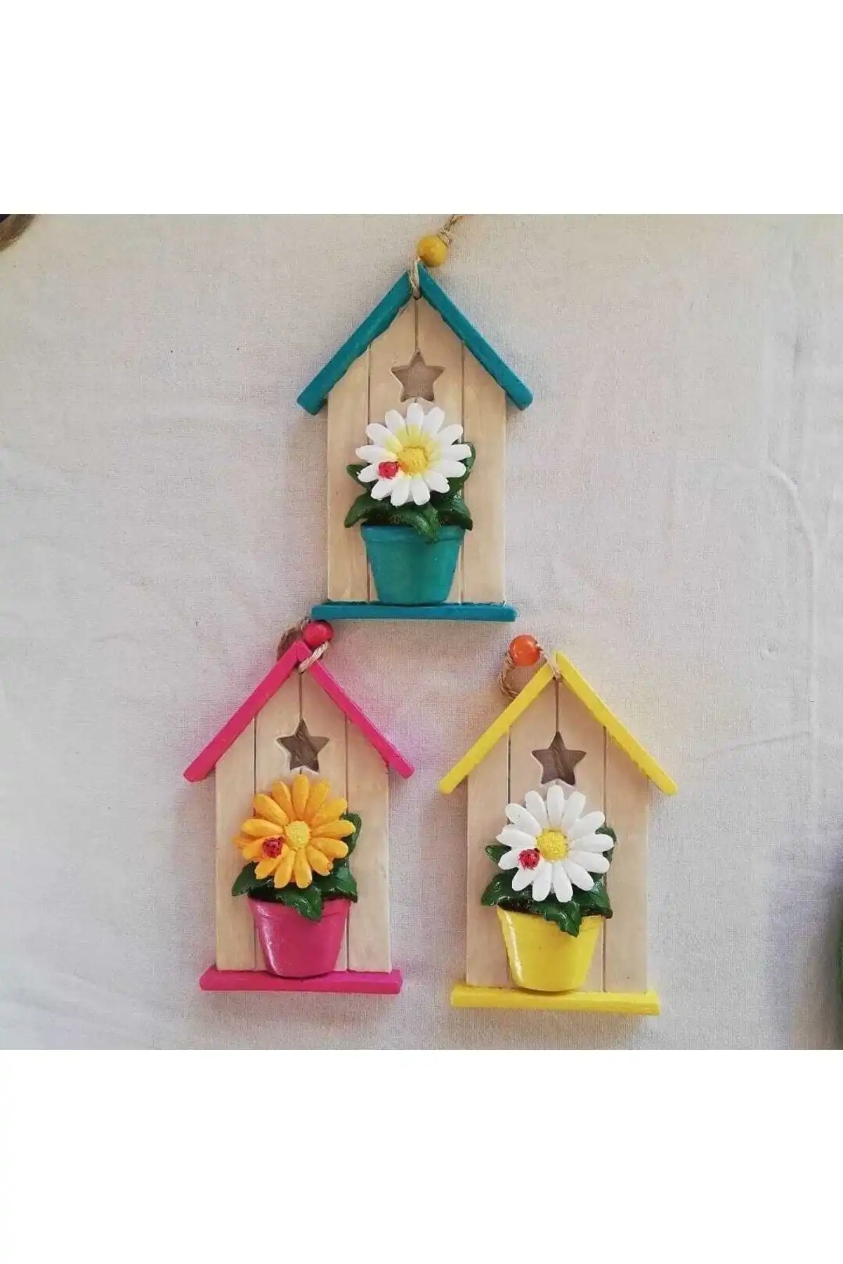 Gardenia Art Hobi Çok Amaçlı Dekoratif Figürlü Balkon Süsü Seti