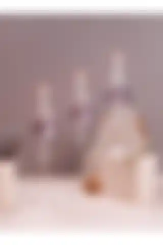 GlassicOlimpos Lila Cam Kandil Seti: Modern ve Şık Tasarım