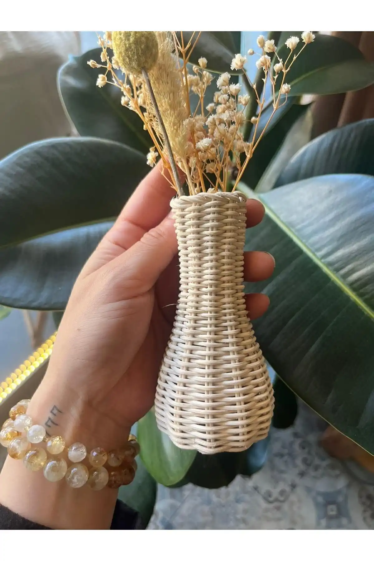 Rattan Bambu Minik Vazo: Estetik ve Modern Dekorasyon Seçeneği
