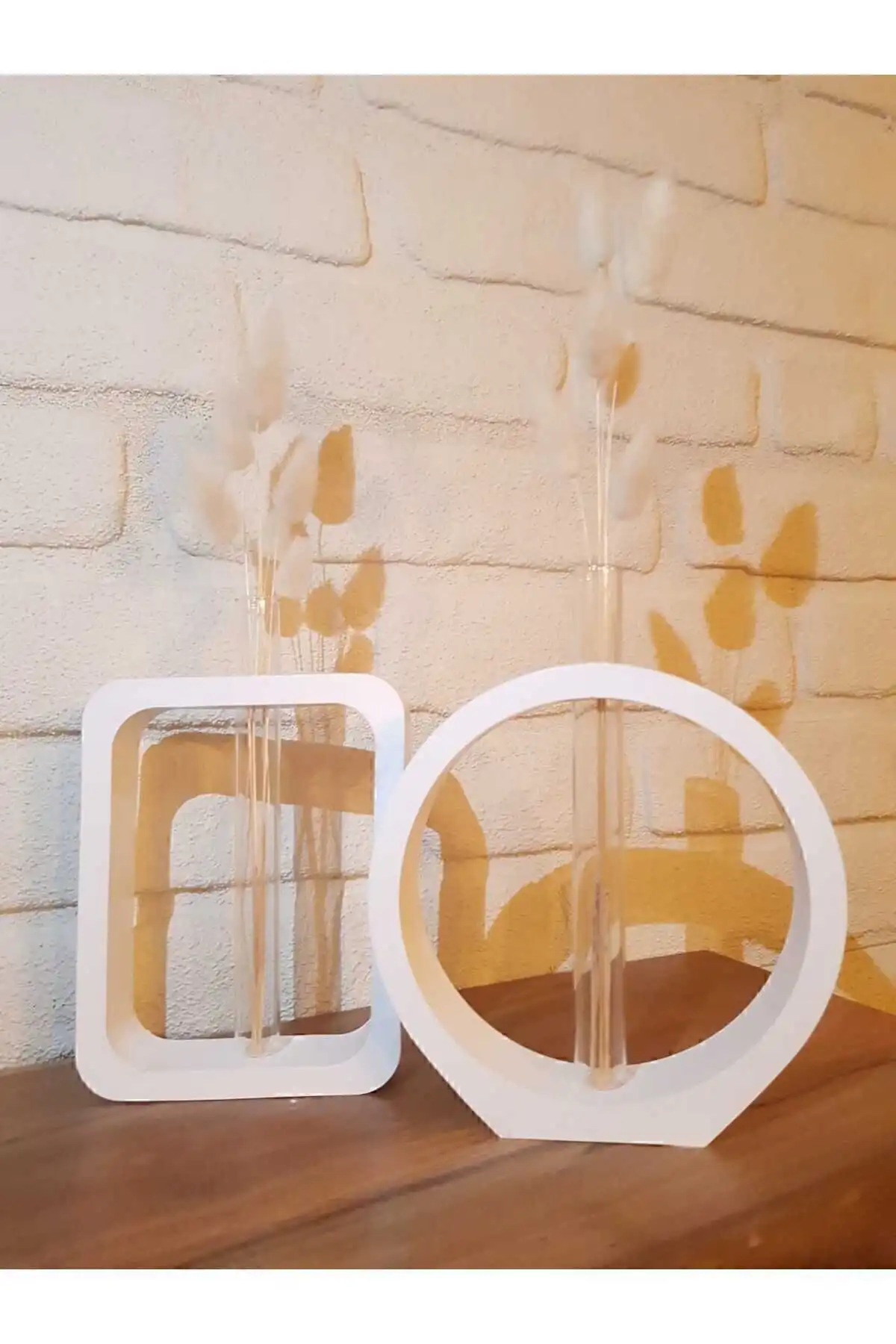 ROSES SHOP 2'li Vazo Seti: Estetik ve Dayanıklı Ev Dekorasyonu
