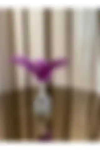 Housess Mor Tüylü Gümüş Kristal Top Dekor Biblo Süs Özellikleri
