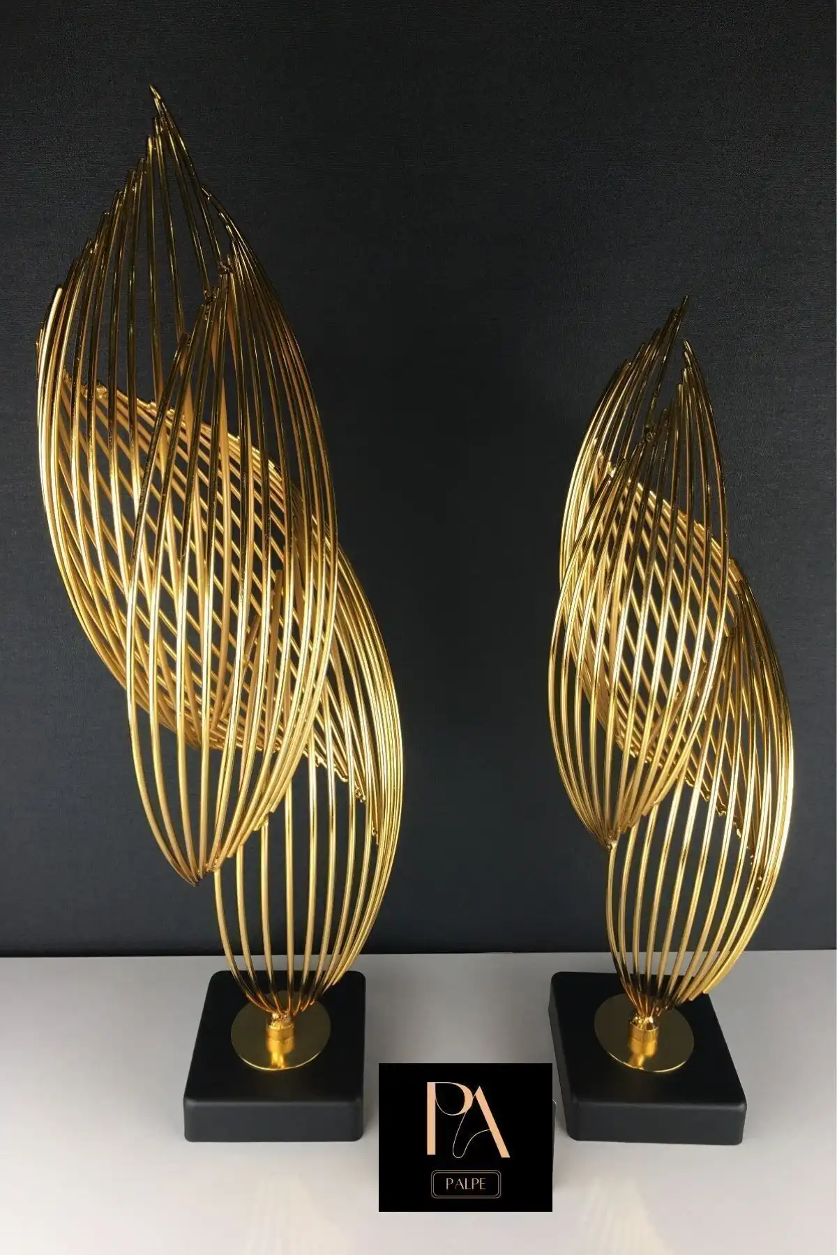 Palpe Gold 2'li Metal Dekoratif Obje İncelemesi ve Kullanım Alanları