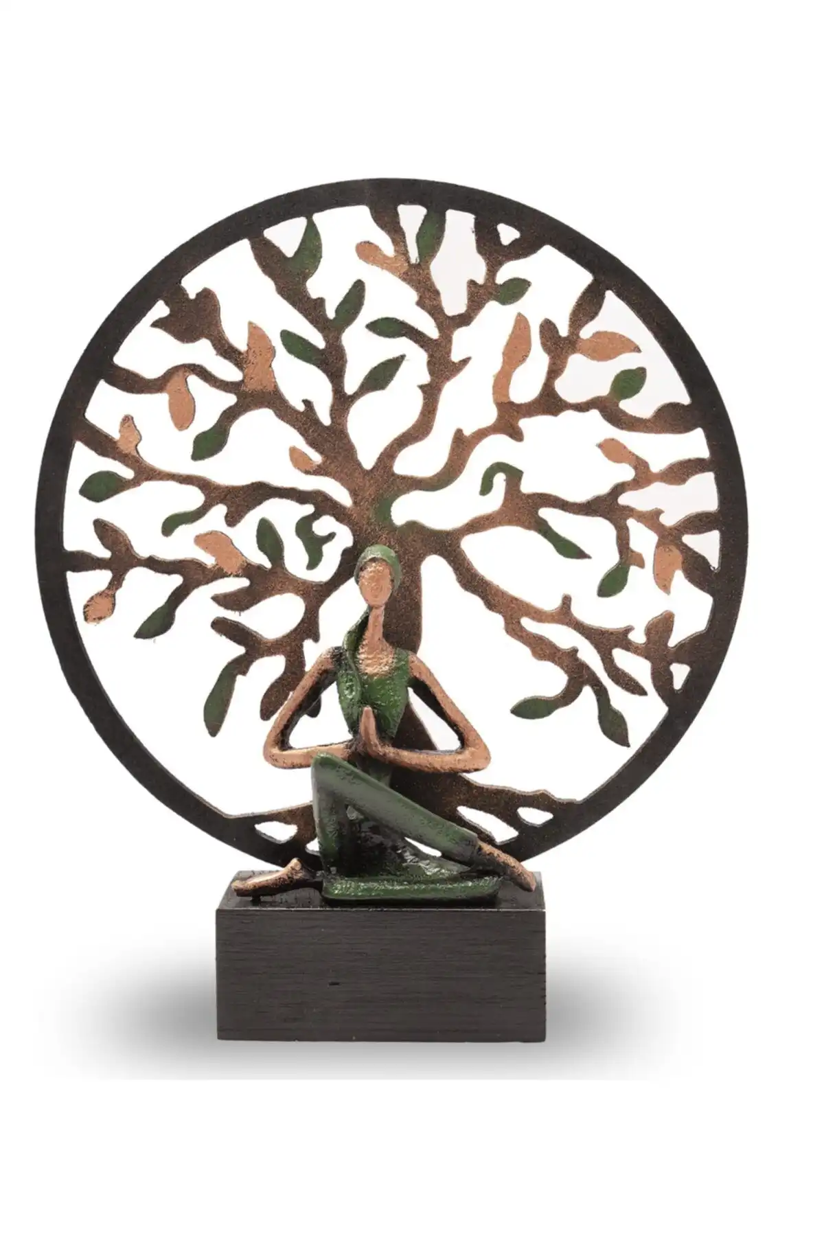 Gift Garden Yoga Yapan Kadın Figürü: Şık ve Estetik Dekoratif Biblo