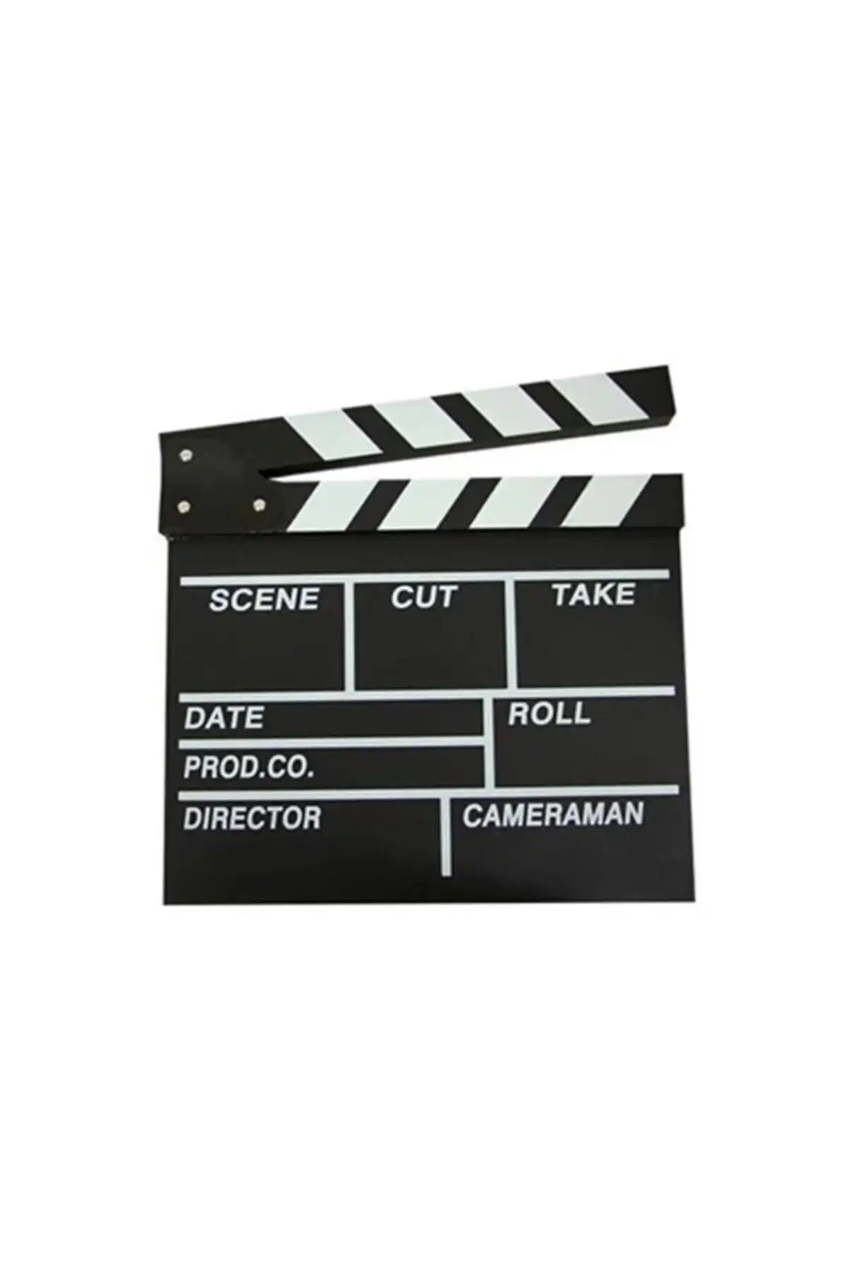 Klasik Sinema Klaketi: Dekoratif Retro Tasarımla Yazılabilir Seçenekler