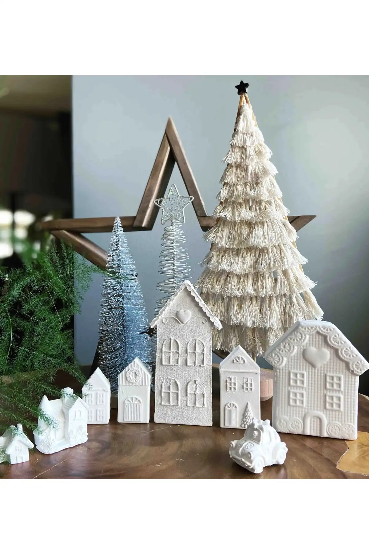 AlohamoraShop Minimal 5 Adet Beton Ham Beyaz Obje Seti Hakkında Bilgi