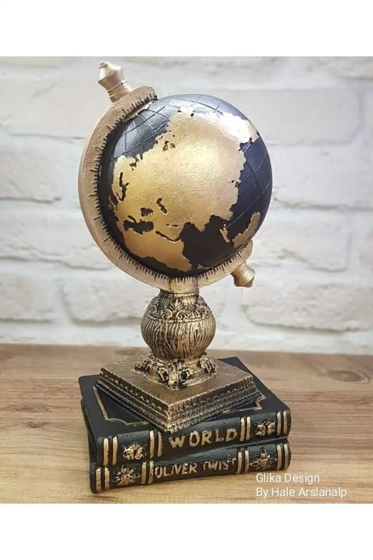 GLİKA STORE Kitaplı Dünya Küre ile Modern Dekorasyon Fırsatları
