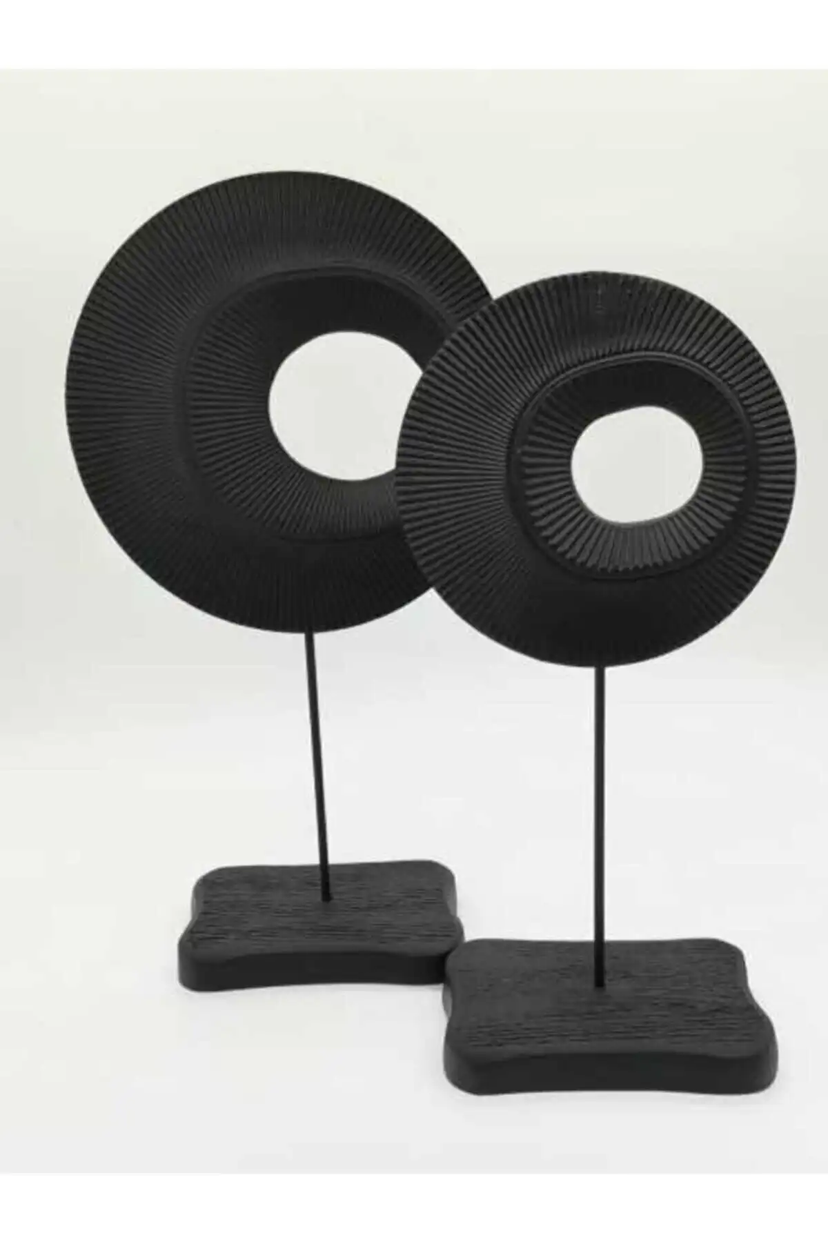 VOİVA Siyah Black Görünüm 2'li Set ile Modern Ev Dekorasyonu