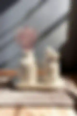 MUJİ STORE Dekoratif Minyatür Sarılan Sevgili Biblo Mini Kuru Çiçek Vazosu Set