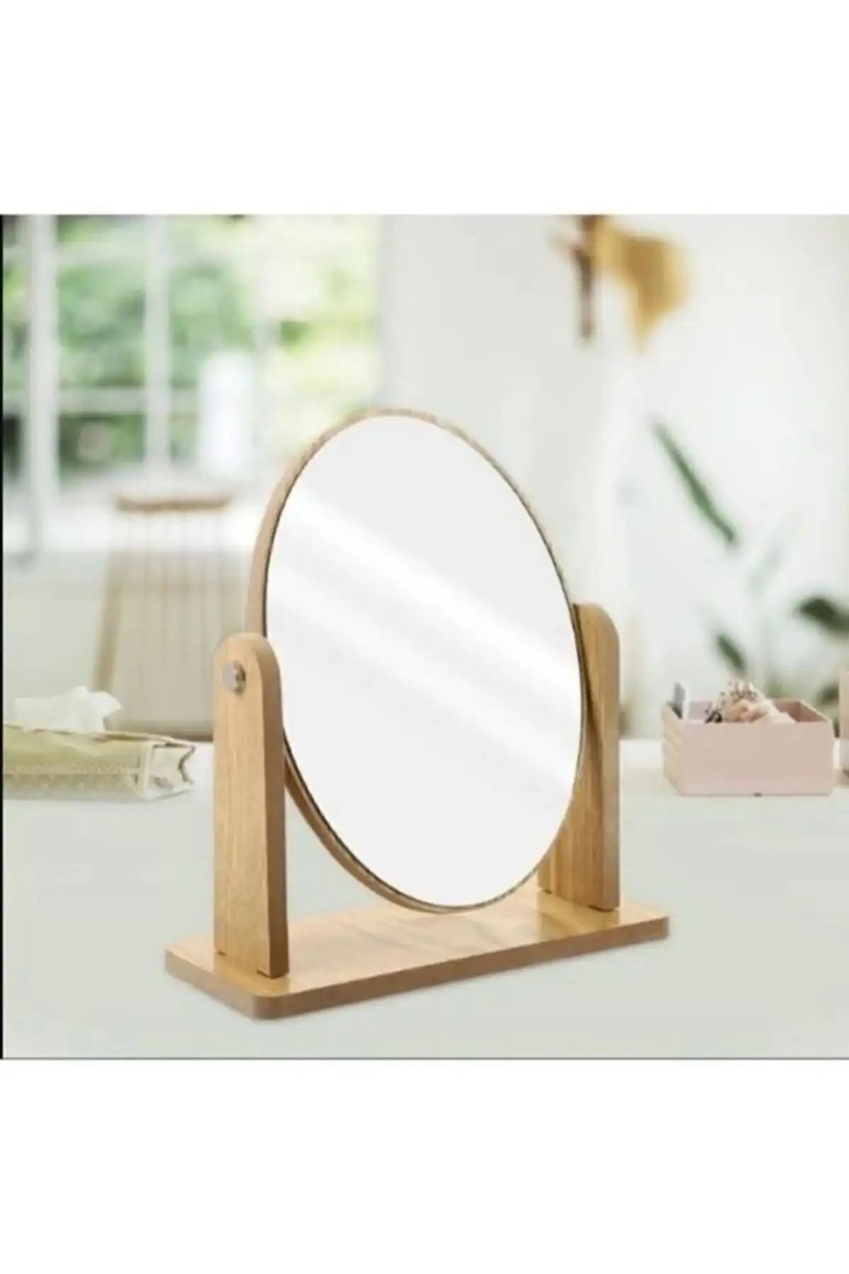 Unichrome El Aynası Masa Aynası Makyaj Aynası Ayarlanabilir Yuvarlak Makeup Mirror