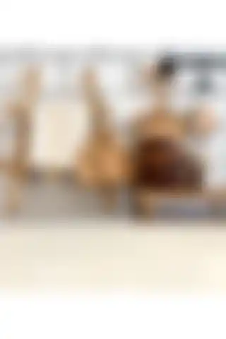Köksal atölye Dekoratif Mini Merdiven Ceviz Renk