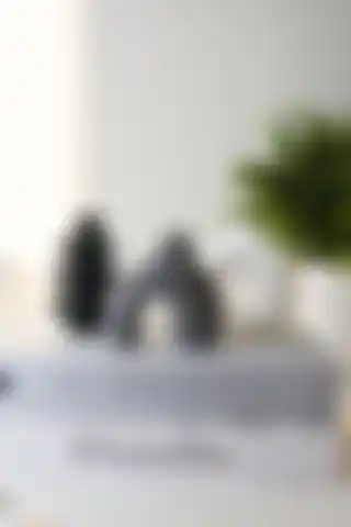LALEZEN HOME 3lü Bohem Vazo Set (siyah gri beyaz)