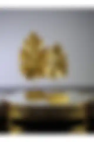 Vip Sanat Dekoratif Masa Süsü Çınar Yaprak 2'li Set