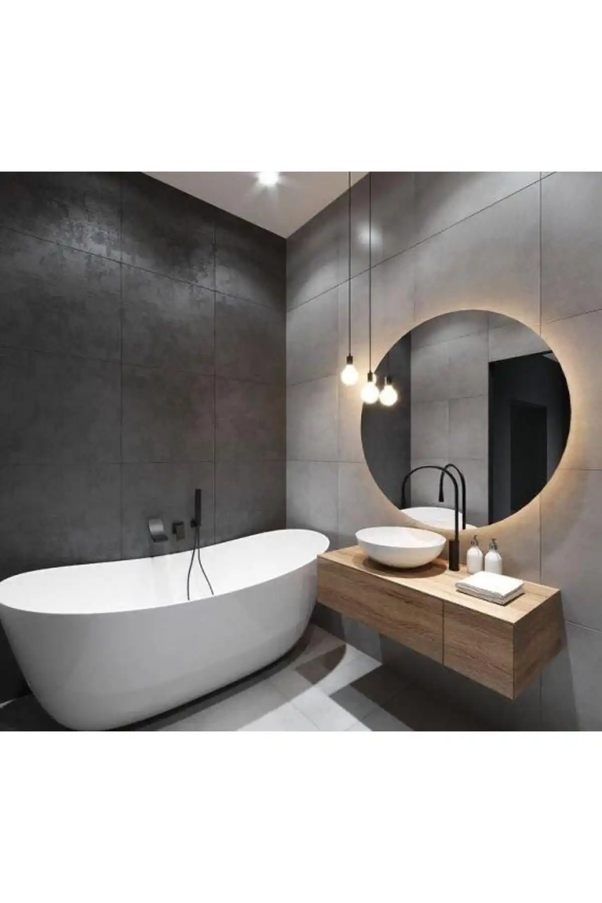 Narkissos Dizayn 60 ve 70 Cm Günışığı Ledli Yuvarlak Banyo Aynası İncelemesi