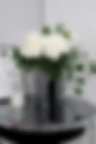 HOMİLA Homila 20 Cm Füme Aynalı Vazo