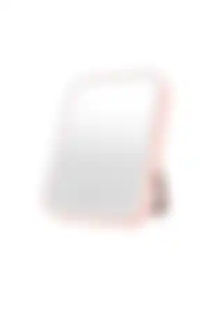 Ithink SHETHINK DOKUNMATİK LED IŞIKLI DİKDÖRTGEN PEMBE MAKYAJ AYNASI MU40