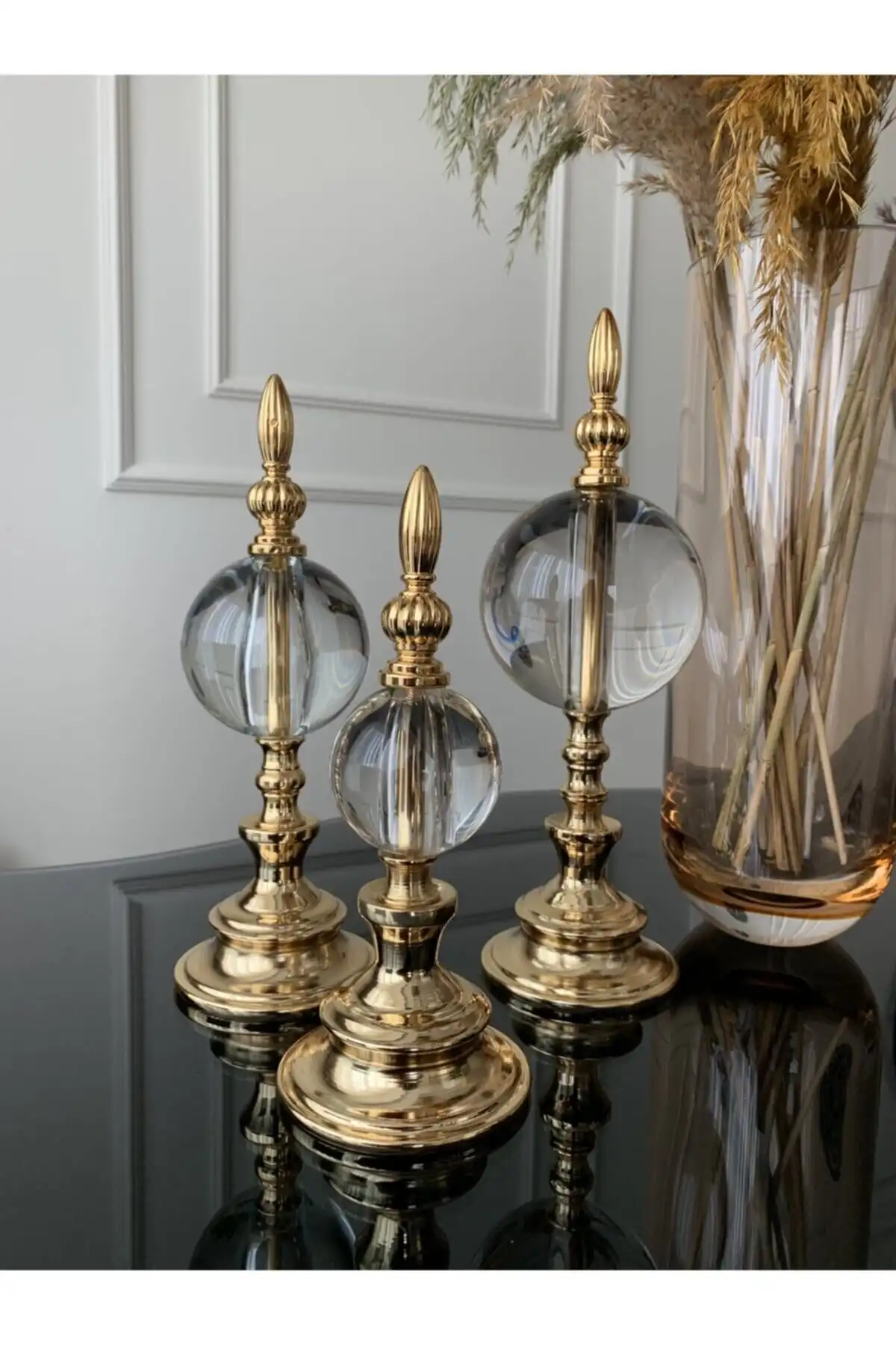 En Şık Metal Kristal Cam Küre Aksesuarları ile Modern Ev Dekorasyonu