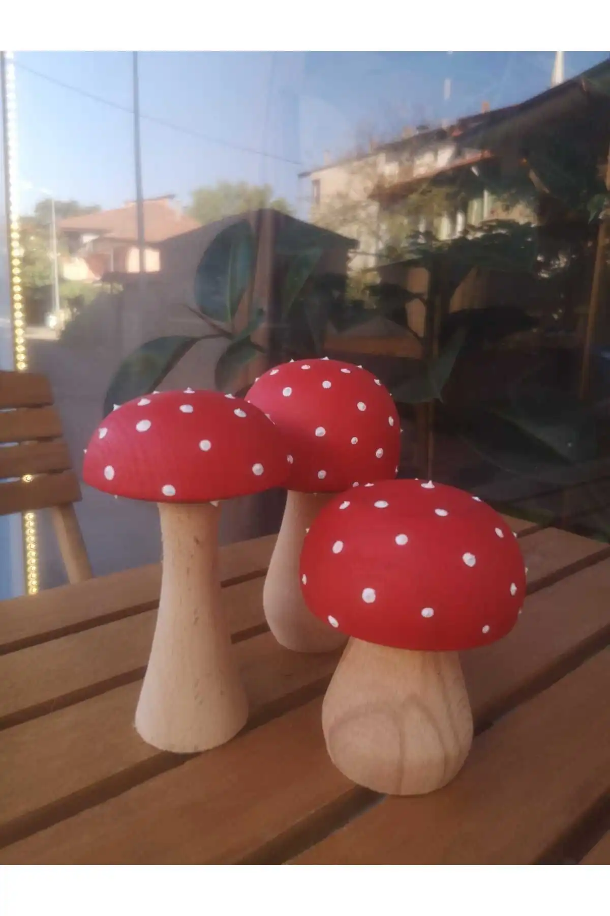 His Art Workshop 3 Lü Uğurlu Ahşap Mantar Kırmızı Ürün İncelemesi