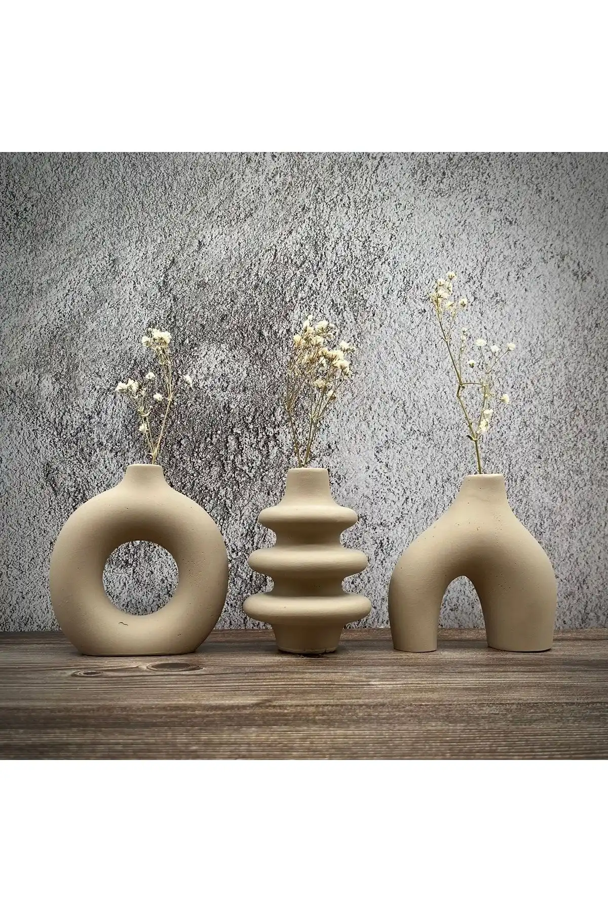 Ceres Art Design Minimal Vazo Set: Modern İç Mekanlar İçin Şık Bir Seçim