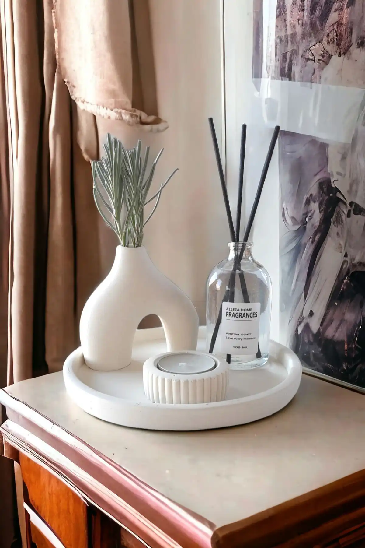 ALLEZA HOME Dekoratif Minyatür Nordik Vazo ile Ev Dekorasyonunu Geliştirin