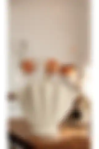 Porselian İstiridye Vazo ile Şıklığı ve Fonksiyonelliği Yakalayın