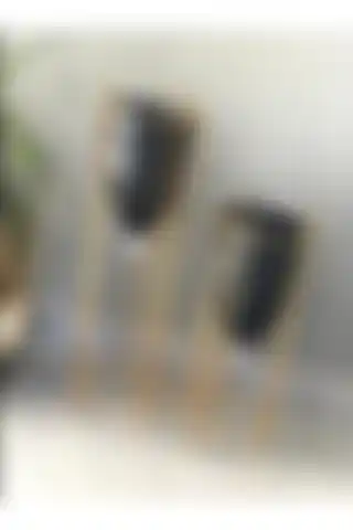 Tasarım Evi Dekoratif 2'li Krom Kaplı Vazo ile Modern Ev Dekorasyonu
