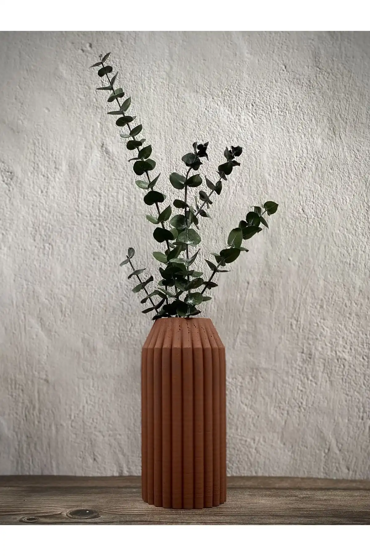 Ceres Art Design İskandinav Tarzı Uzun Çizgili Vazo ile Modern Dekorasyon