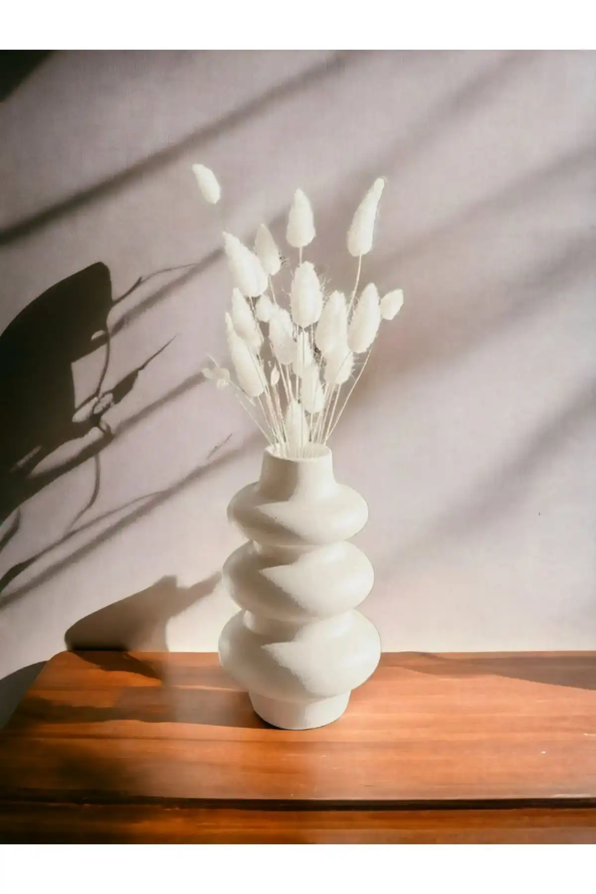 Gorgon Art İskandinav Pampas Vazosu Twist Model: Minimalist Dekorasyon Alternatifi