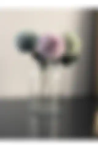 Armada Cs Home Design Pampas Cam Vazo ile Modern Ev Dekorasyonu